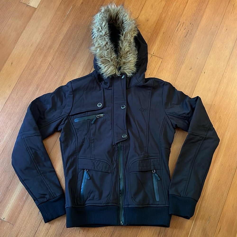 CB Sport Black Ski Coat Small